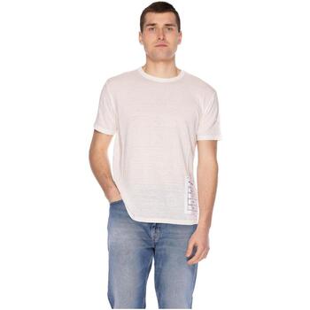 Vêtements Homme T-shirts manches courtes Amaranto T-SHIRT Blanc