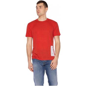 Vêtements Homme T-shirts manches courtes Amaranto T-SHIRT Rouge