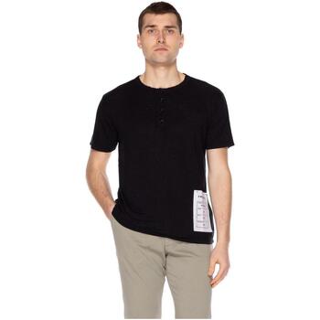 Vêtements Homme T-shirts manches courtes Amaranto T-SHIRT Noir