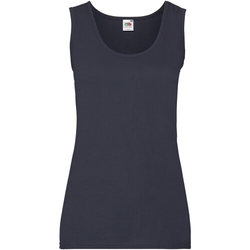 Vêtements Femme Womens Shell & Sand Beach Shirt Dress Fruit Of The Loom Valueweight Bleu