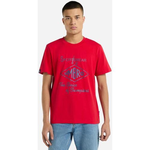 Vêtements Homme T-shirts manches longues Umbro Choice Of Champions Rouge