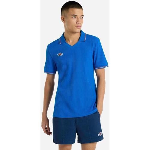 Vêtements Homme T-shirts love manches longues Umbro UO2079 Bleu