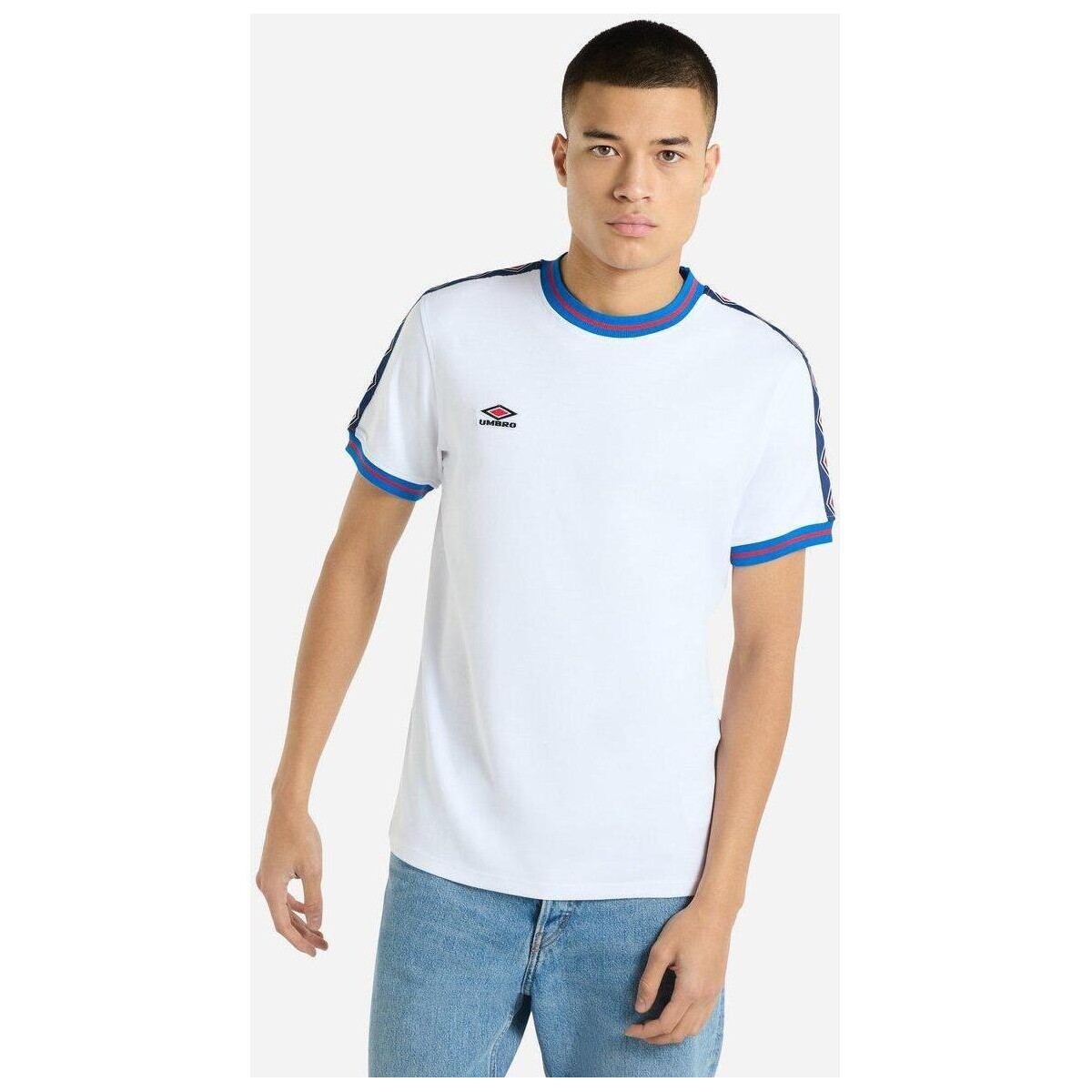 Vêtements Homme T-shirts manches longues Umbro UO2090 Blanc