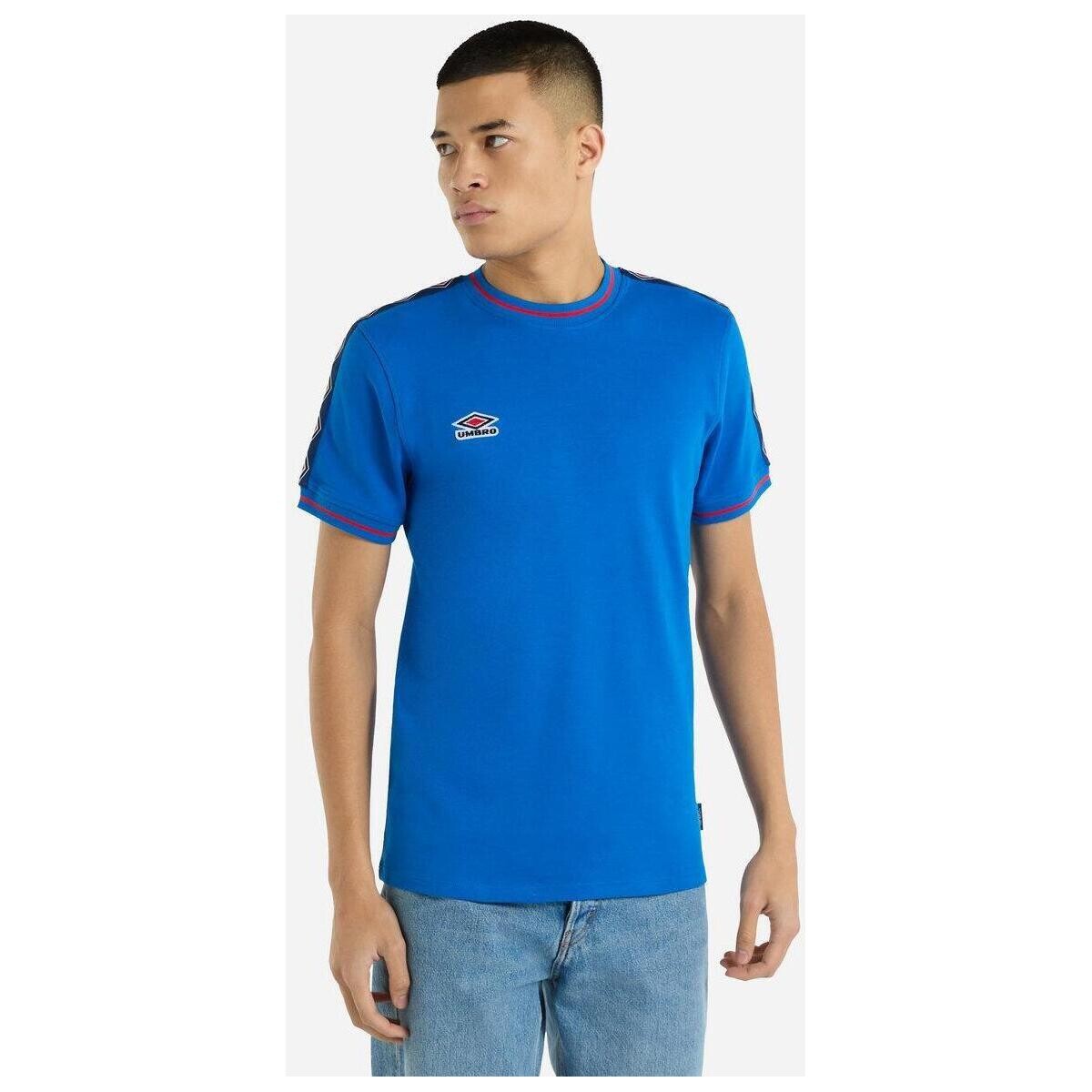 Vêtements Homme T-shirts manches longues Umbro UO2090 Bleu