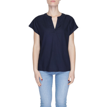 Vêtements Femme T-shirts manches longues Street One 344598 Bleu
