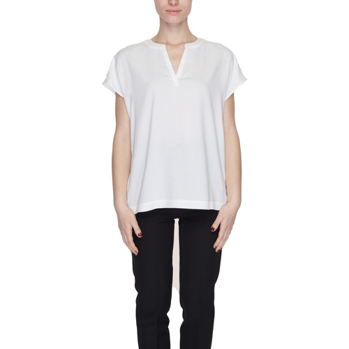 Vêtements Femme T-shirts manches longues Street One 344598 Blanc