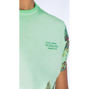 Petrol Industries T-Shirt  Botanique Palmier Vert Vert