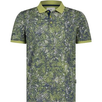 Vêtements Homme T-shirts & Polos State Of Art Polo Piqué Impression Vert Vert