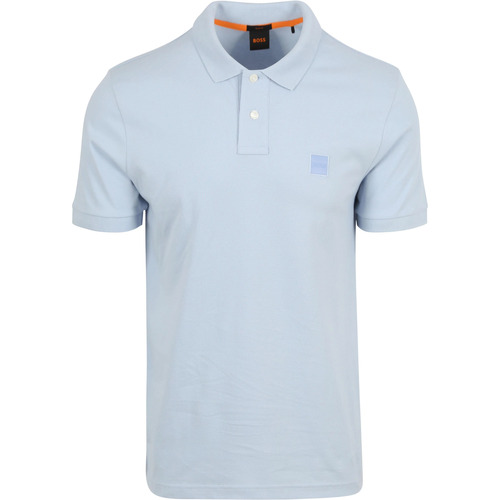 Vêtements Homme T-shirts & Polos BOSS Broderie / Dentelle Bleu