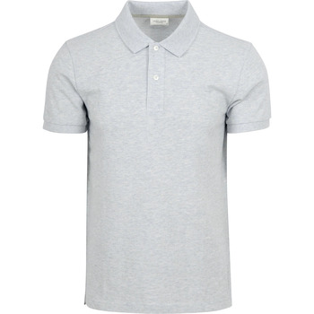 Vêtements Homme T-shirts & Polos Profuomo Piqué Poloshirt Gris Gris