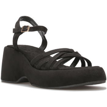 Chaussures Femme Sandales et Nu-pieds La Modeuse 70216_P163795 Noir