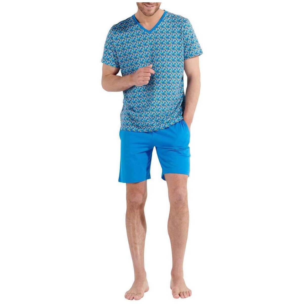 Vêtements Homme Pyjamas / Chemises de nuit Hom 165199VTPE24 Bleu
