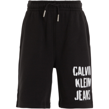 Vêtements Garçon Shorts / Bermudas Calvin Klein JEANS Compression Short coton Noir