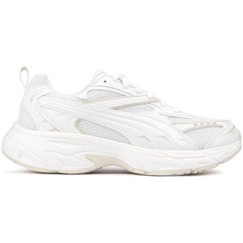 Chaussures Enfant Baskets mode Puma Siyah Morphic Baskets Style Course Blanc