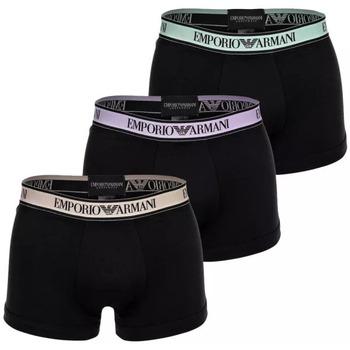 Sous-vêtements Homme Boxers Emporio Armani Kids logo-print touch-strap sneakers Blauni PACK de 3 Noir
