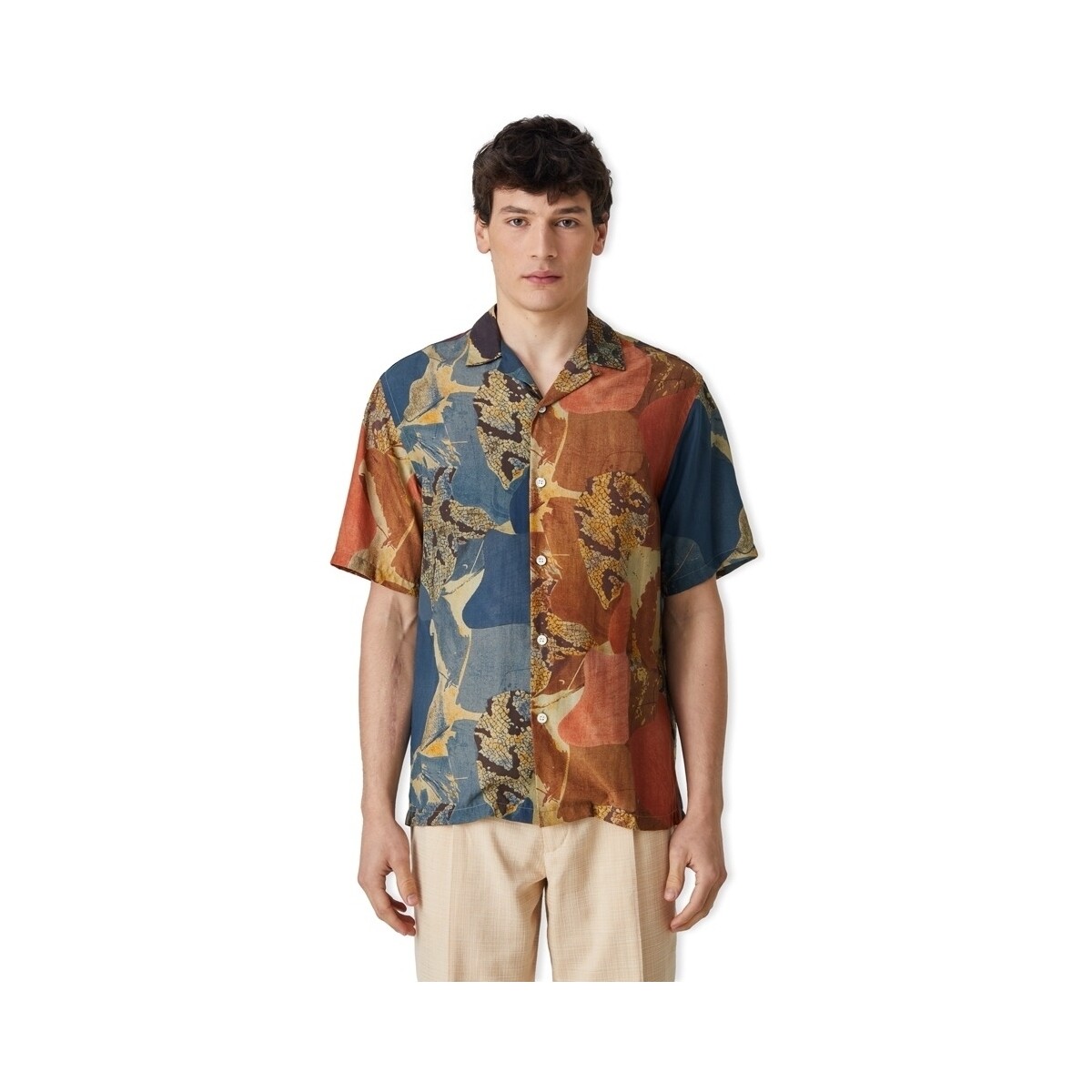 Vêtements Homme Chemises manches longues Portuguese Flannel Mastic Shirt - Patchwork Multicolore
