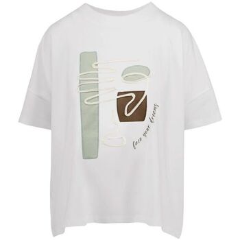 Vêtements Femme T-shirts & Polos Bomboogie TW8510 T JIN4-01 Blanc