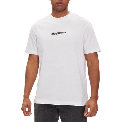 Vêtements Homme T-shirts manches courtes Karl Lagerfeld 241D1702 Blanc