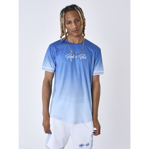 Vêtements Homme T-shirts & Polos Project X Paris Stone Island Junior logo-patch cotton polo shirt Bleu