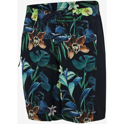 Vêtements Homme Maillots / Shorts selvedge de bain Oxbow Boardshort stretch imprimé floral BAIMA Bleu
