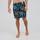 Vêtements Homme Maillots / Shorts de bain Oxbow Boardshort stretch imprimé floral BAIMA Bleu