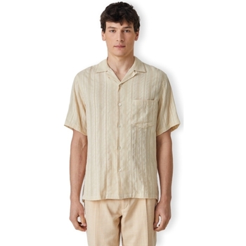 Vêtements Homme Chemises manches longues Portuguese Flannel Almada layered Shirt - Ecru Beige