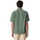 Vêtements Homme Chemises manches longues Portuguese Flannel Linen Camp Collar Shirt - Dry Green Vert