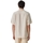 Vêtements Homme Chemises manches longues Portuguese Flannel Linen Camp Collar Shirt - Raw Beige