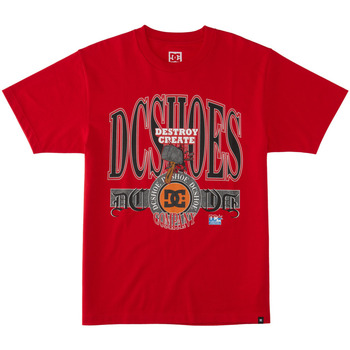 Vêtements Homme T-shirts manches courtes DC SHOES street Shy Town Rouge