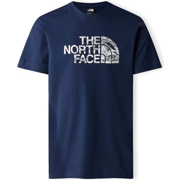 The North Face Woodcut Dome T-Shirt - Summit Navy Bleu
