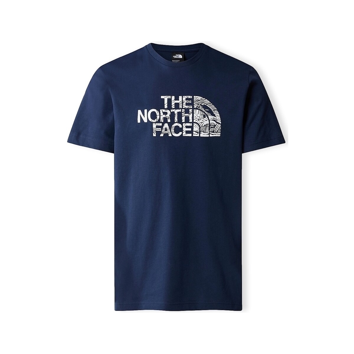 Vêtements Homme T-shirts & Polos The North Face Woodcut Dome T-Shirt - Summit Navy Bleu