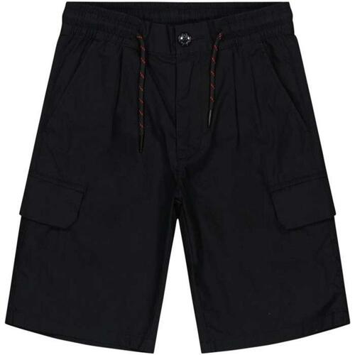 Vêtements Garçon Shorts / Bermudas Teddy Smith S-sully cargo j Noir