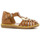Chaussures Fille Sandales et Nu-pieds Pom d'Api SANDALE  POPPY LOVE CAMEL Marron