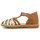 Chaussures Fille Sandales et Nu-pieds Pom d'Api SANDALE  POPPY LOVE CAMEL Marron
