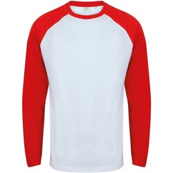 Vêtements Homme T-shirts manches longues Skinni Fit SF271 Rouge