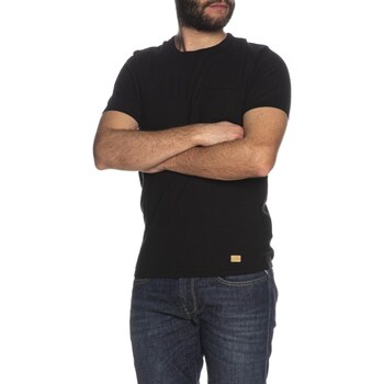 Vêtements Homme T-shirts manches courtes Yes Zee M713-ZZ00 Noir