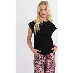 Vêtements Femme T-shirts manches courtes Molly Bracken - LADIES KNITTED TEE Noir