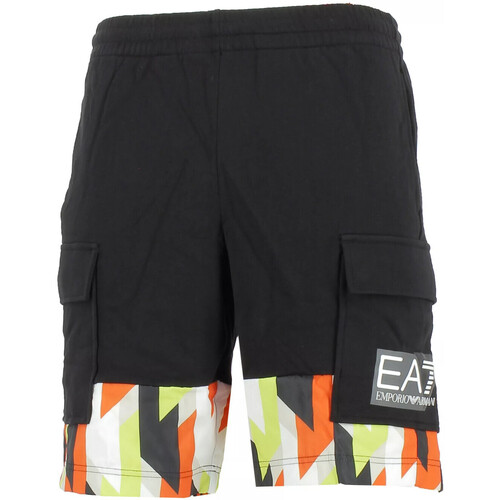 Vêtements Homme Shorts / Bermudas armani exchange zip up cotton cardigan itemni Short Noir