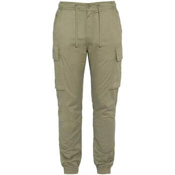 Vêtements Homme Pantalons Schott CARGO ELASTIQUE EN BAS Vert