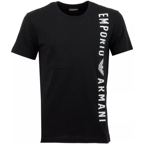 Vêtements Homme T-shirts & Polos Ea7 Emporio Armani crepe BEACHWEAR Noir