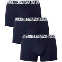 Sous-vêtements Homme Boxers Ea7 Emporio ARMANI Beauty Pack de 3 Bleu