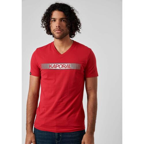 Vêtements Homme T-shirts manches courtes Kaporal BRAD Rouge