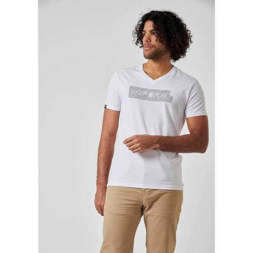 Vêtements Homme T-shirts manches courtes Kaporal NINO Blanc