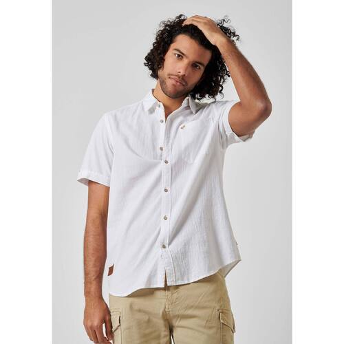 Vêtements Homme Chemises manches longues Kaporal ROYCE Blanc