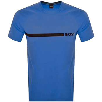 Vêtements Homme T-shirts manches courtes BOSS Line Bleu