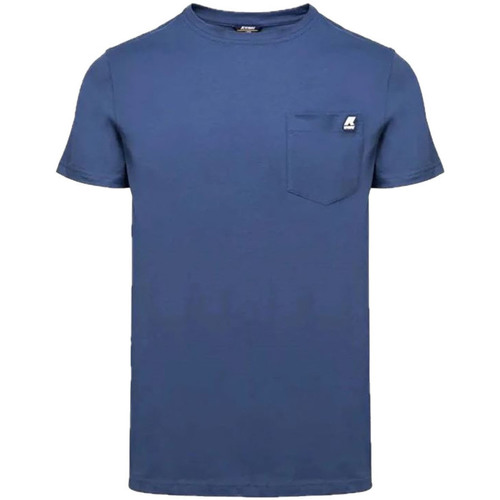 Vêtements Homme T-shirts manches courtes K-Way k00ai30-p35 Bleu