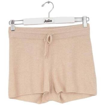 Vêtements Femme Shorts / Bermudas Kujten Mini short en laine Beige