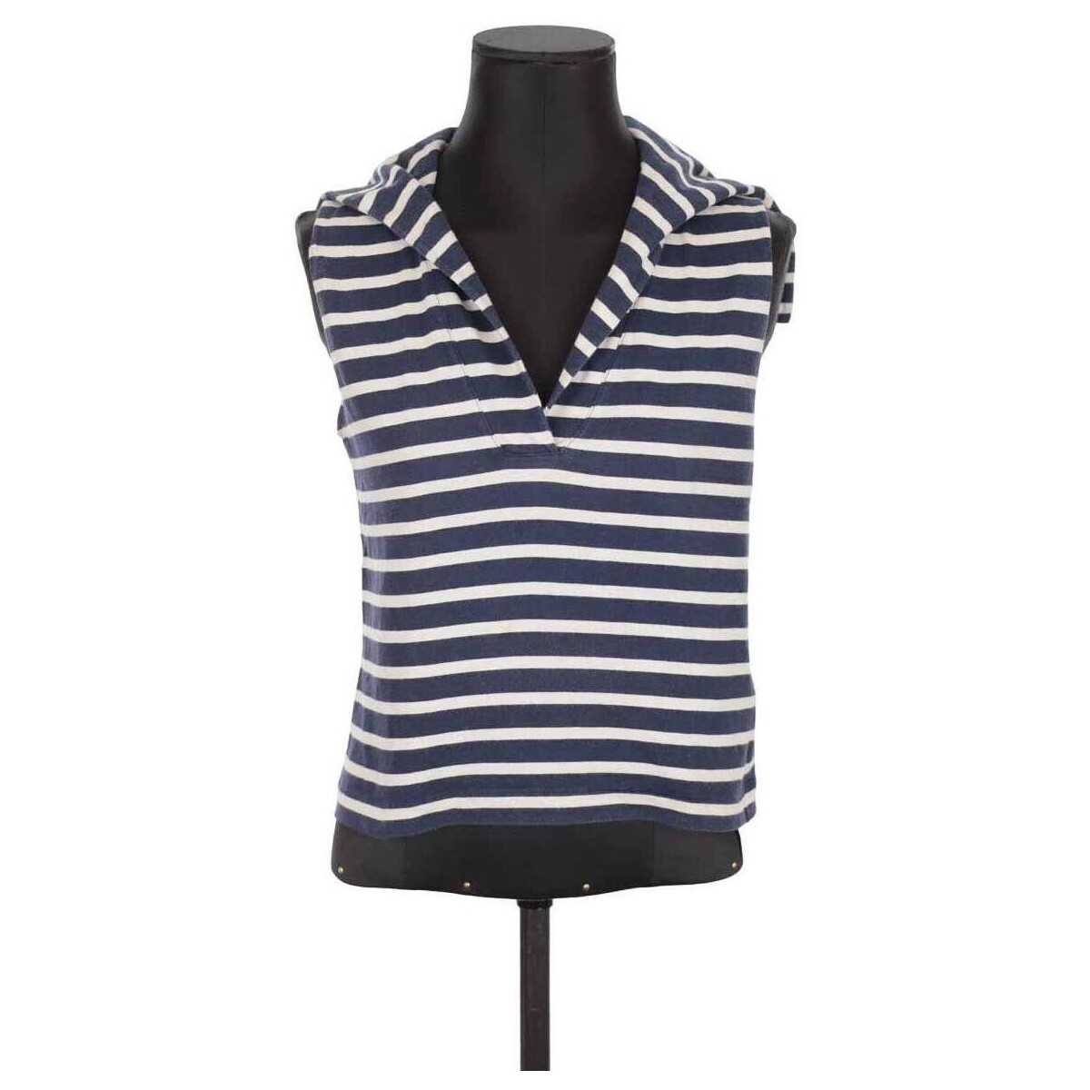 Vêtements Femme Débardeurs / T-shirts sans manche Agnes B Top en coton Bleu
