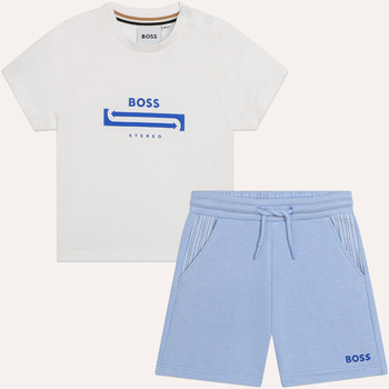 Vêtements Garçon Tshirtrn 3p Classic BOSS Ensemble  complet pour enfant avec t-shirt et short Multicolore