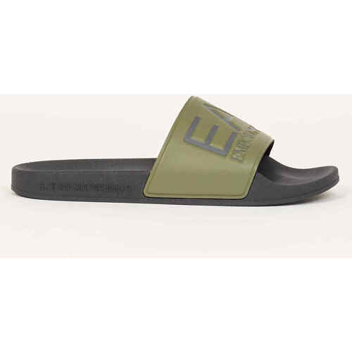 Chaussures Homme Mules Emporio Armani EA7 Sliders  avec maxi logo Multicolore